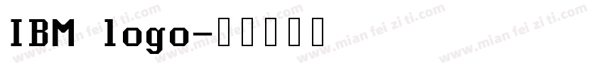 IBM logo字体转换